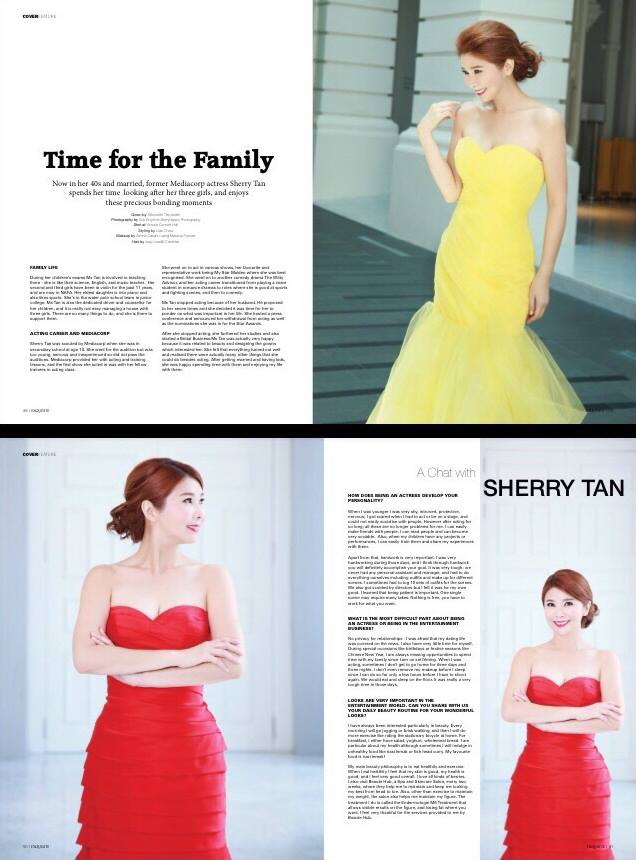 Chen Xiuhuan Sherry Tan, Exquisite Magazine writeup